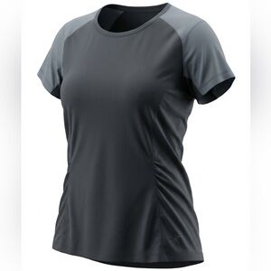 Women’s Arc’teryx two toned athletic hiking tee shirt size medium
